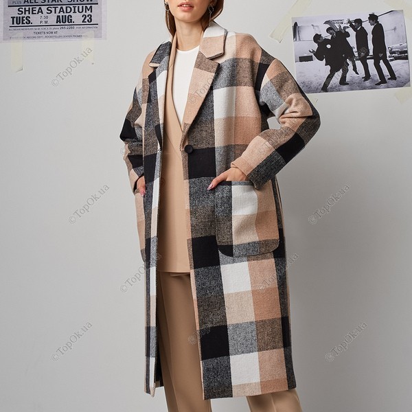 Купить Класичне пальто МОДА И СТИЛЬ (FASHION & STYLE)