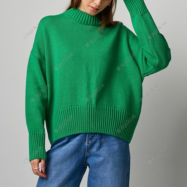 Купить Зелений светр МОДА И СТИЛЬ (FASHION & STYLE)