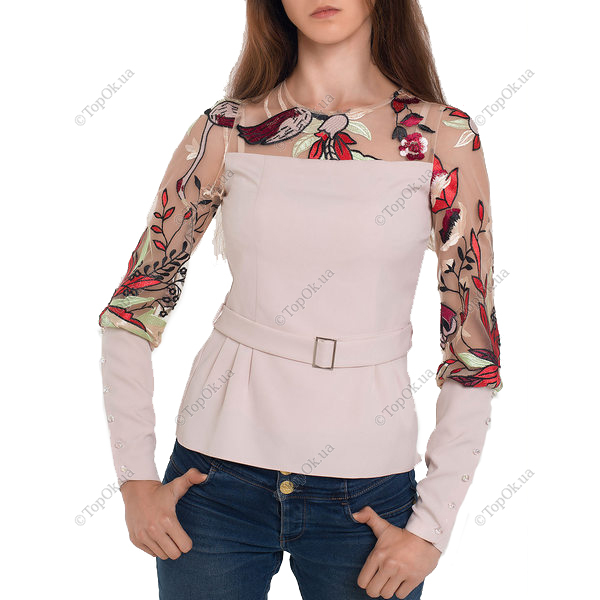 Купить Блуза с вышивкой  АННА ТИМ (Anna Tim)