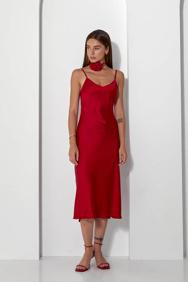 Купити Червона сукня комбінація АРТМОН (Artmon)