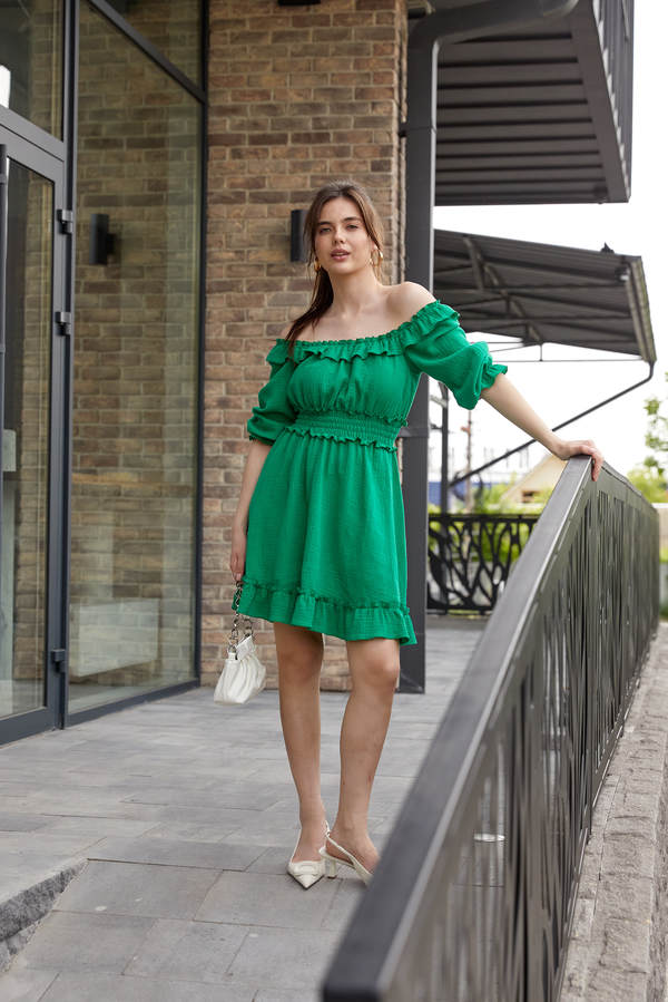 Купити Літня зелена сукня міні АРТМОН (Artmon)