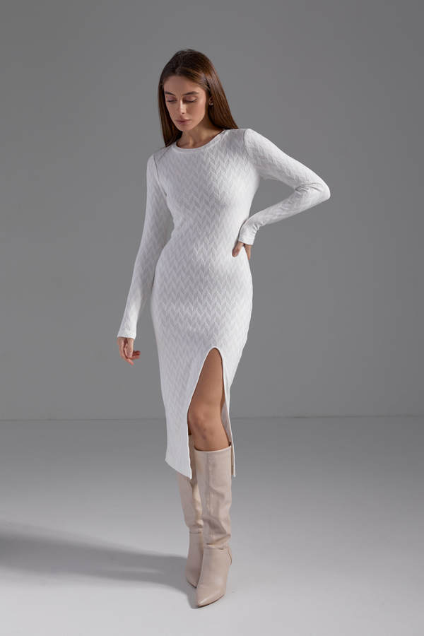 Купити Біла трикотажна сукня АРТМОН (Artmon)