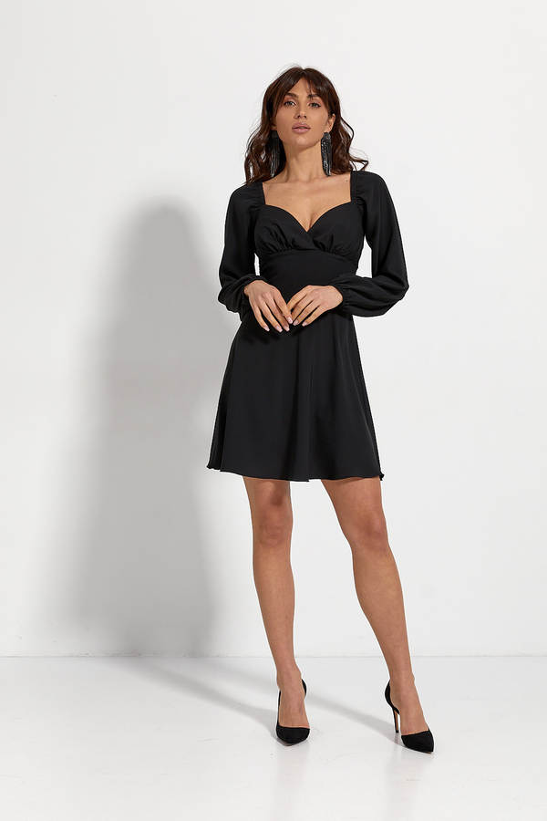 Купити Чорна приталена міні сукня АРТМОН (Artmon)