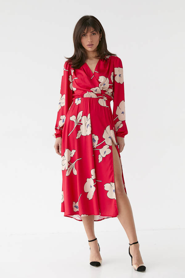 Купити Довге червоне літнє плаття АРТМОН (Artmon)