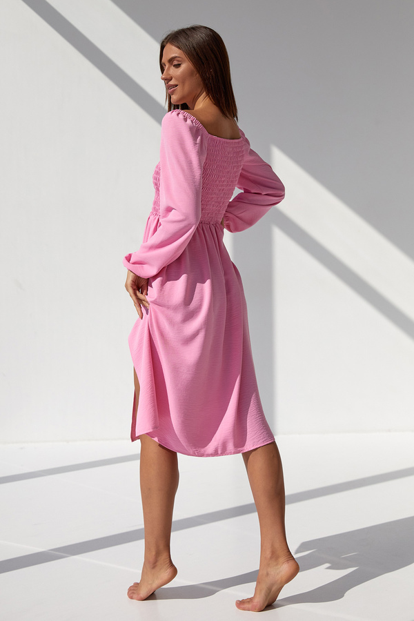 Купити Рожева сукня з розрізом АРТМОН (Artmon)